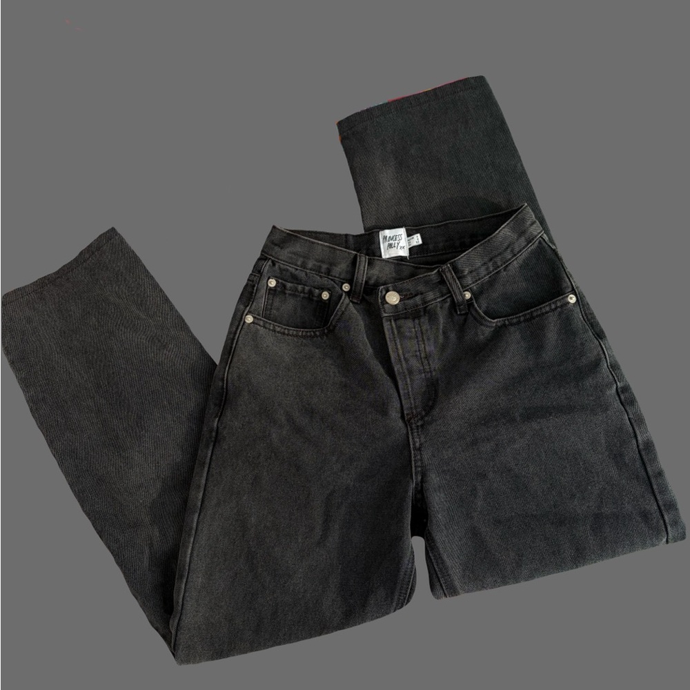 Princess Polly - off center button jeans